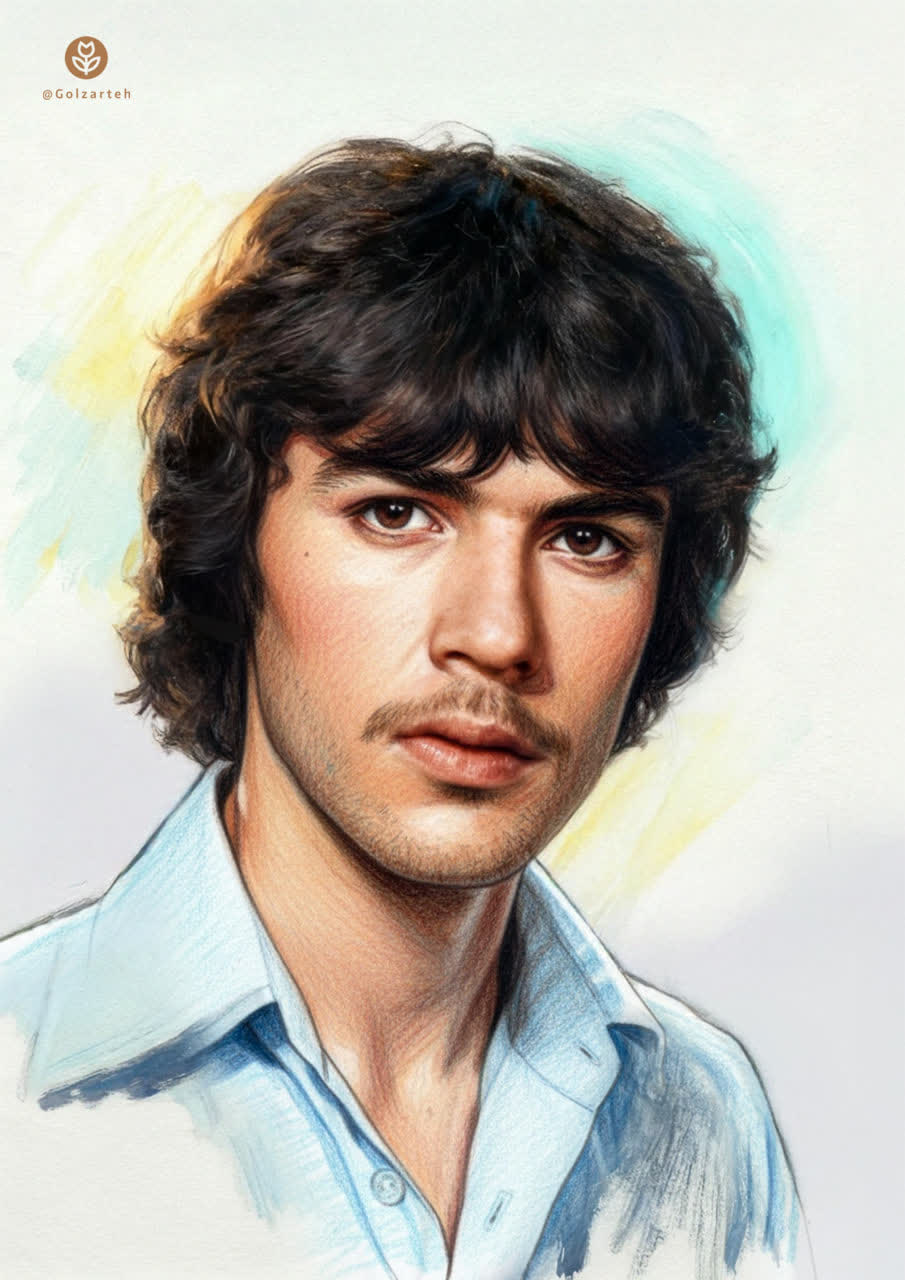 تصویرسازی چهره شهید حسن نیکوپایان‌ مفرد